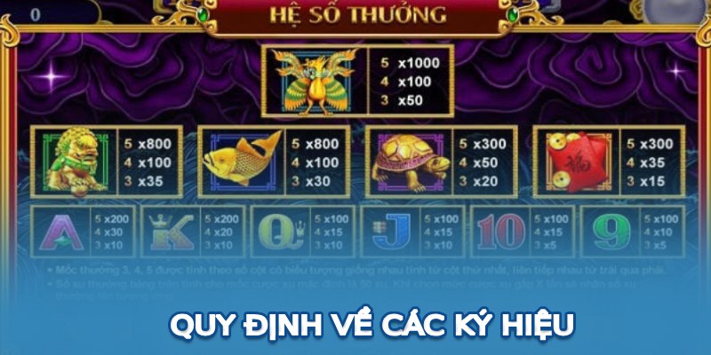 Quy Định Ở Luật Chơi Nổ Hũ Kho Tàng Ngũ Long Tân Thủ Cần Biết Quy định về các ký hiệu